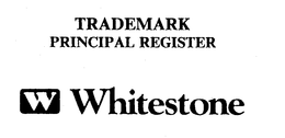 W WHITESTONE trademark