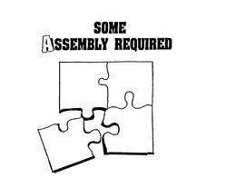 SOME ASSEMBLY REQUIRED trademark