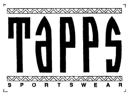 TAPPS SPORTSWEAR trademark