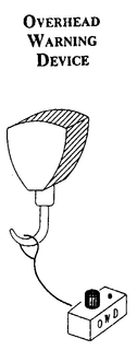 OVERHEAD WARNING DEVICE OWD trademark