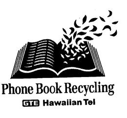 PHONE BOOK RECYCLING GTE HAWAIIAN TEL trademark