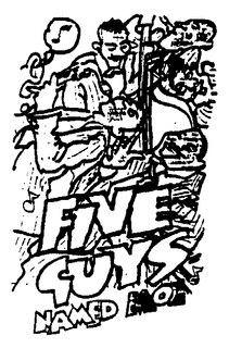 FIVE GUYS NAMED MOE trademark