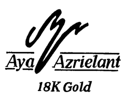 AYA AZRIELANT 18K GOLD trademark