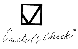 CREATE A CHECK trademark