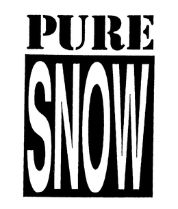 PURE SNOW trademark