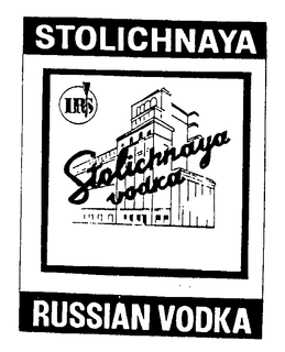 STOLICHNAYA RUSSIAN VODKA IRS STOLICHNAYA VODKA trademark