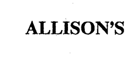 ALLISON'S trademark