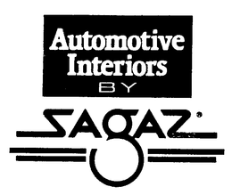 AUTOMOTIVE INTERIORS BY SAGAZ trademark