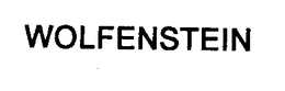 WOLFENSTEIN trademark