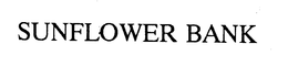 SUNFLOWER BANK trademark