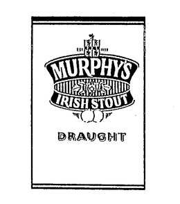 MURPHY'S IRISH STOUT DRAUGHT EST. 1856 trademark