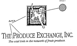 THE PRODUCE EXCHANGE, INC. THE VITAL LINK IN THE NETWORK OF FRESH PRODUCE. trademark