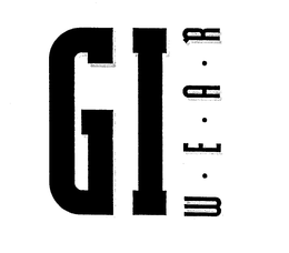 G I WEAR trademark