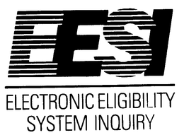 EESI ELECTRONIC ELIGIBILITY SYSTEM INQUIRY trademark