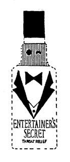 ENTERTAINER'S SECRET THROAT RELIEF trademark