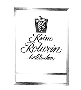 KRIM ROTWEIN HALBTROCKEN trademark