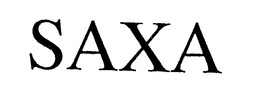 SAXA trademark