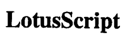 LOTUSSCRIPT trademark
