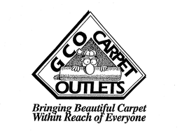 GCO CARPET OUTLETS BRINGING BEAUTIFUL CARPET WITHIN REACH OF EVERYONE trademark