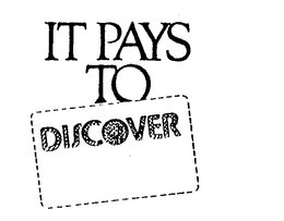 IT PAYS TO DISCOVER trademark