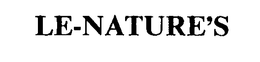 LE-NATURE'S trademark