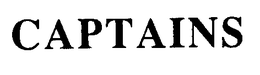 CAPTAINS trademark