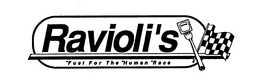 RAVIOLI'S FUEL FOR THE HUMAN RACE trademark