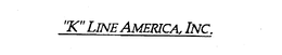 "K" LINE AMERICA, INC. trademark