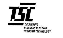TSC DELIVERING BUSINESS BENEFITS THROUGH TECHNOLOGY trademark