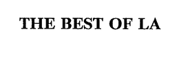 THE BEST OF LA trademark