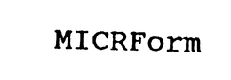 MICRFORM trademark