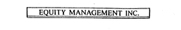 EQUITY MANAGEMENT INC. trademark