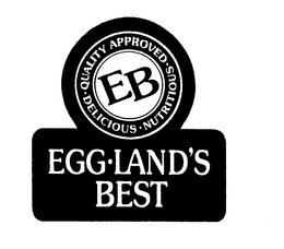 EB QUALITY APPROVED DELICIOUS NUTRITIOUS EGG - LAND'S BEST trademark