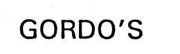 GORDO'S trademark