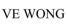 VE WONG trademark