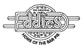 THE ORIGINAL EDDIES HOME OF THE BAR PIE trademark