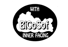 WITH BICOSOF INNER FACING trademark