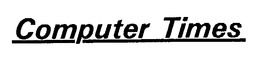 COMPUTER TIMES trademark