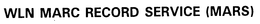 WLN MARC RECORD SERVICE (MARS) trademark