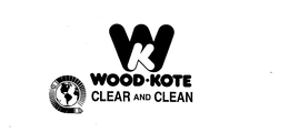 WK WOOD-KOTE CLEAR AND CLEAN trademark