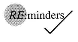 RE:MINDERS trademark