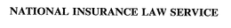 NATIONAL INSURANCE LAW SERVICE trademark