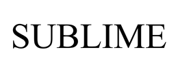 SUBLIME trademark
