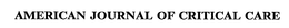 AMERICAN JOURNAL OF CRITICAL CARE trademark