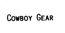 COWBOY GEAR trademark