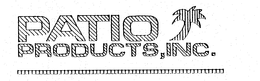 PATIO PRODUCTS, INC. trademark