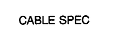 CABLE SPEC trademark