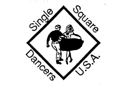 SINGLE SQUARE DANCERS U.S.A. trademark