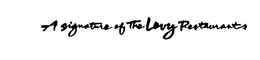 A SIGNATURE OF THE LEVY RESTAURANTS trademark