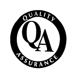QA QUALITY ASSURANCE trademark
